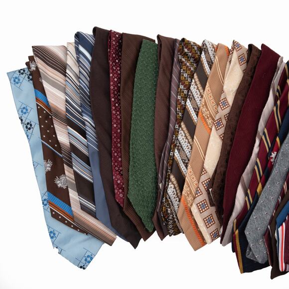 Vintage Retro 70's Men's Disco Neck Ties - Picture 4 of 6